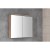 Aqualine Kawa Strip szafka z lustrem oświetlenie Led 80x70x22cm dąb emporio WGL38S