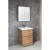 Aqualine Kawa Strip szafka z lustrem oświetlenie Led 60x70x22cm dąb emporio WGL36S