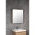 Aqualine Kawa Strip szafka z lustrem oświetlenie Led 60x70x22cm dąb emporio WGL36S
