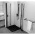 Polysan Zoom Black kabina prysznicowa 900x900mm wejście z rogu ZL4915BL-02