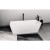 Polysan Leyla wanna wolnostojąca 170x78x55cm solid surface biały mat 92530