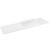 Sapho Brahea umywalka 1466x515cm Rockstone prawy biały mat BT147R