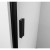 Polysan Zoom Black drzwi prysznicowe 900 mm prawe szkło czyste ZL4915BR-01