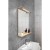 Aqualine Korin Strip lustro z oświetleniem Led 60x70x12cm dąb platin KO990S