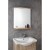 Aqualine Korin Strip lustro z oświetleniem Led 60x70x12cm dąb platin KO990S