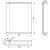 Aqualine Korin Strip lustro z oświetleniem Led 50x70x12cm dąb platin KO995S