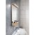 Aqualine Korin Strip lustro z oświetleniem Led 50x70x12cm dąb platin KO995S