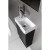 Sapho Latus Xi szafka pod umywalkę 30x53x165cm antracyt mat LT711-3434