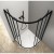 Aqualine Arleta Black kwadratowa kabina prysznicowa 800x800mm szkło czyste BLS800