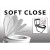 Sapho Avva deska wc slim Soft Close jasnoniebieski matowa 100787-107