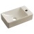 Sapho Margitha umywalka ceramiczna 38x22cm prawa ivory MGT38221