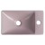 Sapho Margitha umywalka ceramiczna 38x22cm prawa różowy MGT38222