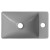 Sapho Margitha umywalka ceramiczna 38x22cm prawa szary MGT3822GR
