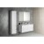 Aqualine Paneda szafka umywalkowa 149x55x452cm biały PN215