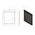 Sapho Cross lustro w drewnianej ramie 70x80cm buk CR312