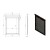 Sapho Cross lustro w drewnianej ramie 60x80cm buk CR311