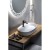 Isvea INFINITY OVAL umywalka ceramiczna nablatowa 60x40cm biały 10NF65060