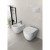 Isvea Infinity miska wc wisząca Rimless 365x53cm biały mat 10NF02004-2L