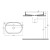 Isvea INFINITY OVAL umywalka ceramiczna nablatowa 60x40cm petrol mat 10NF65060-2P