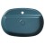Isvea INFINITY OVAL umywalka ceramiczna nablatowa 60x40cm petrol mat 10NF65060-2P