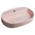 Isvea INFINITY OVAL umywalka ceramiczna nablatowa 60x40cm salmon 10NF65060-2S