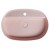 Isvea INFINITY OVAL umywalka ceramiczna nablatowa 60x40cm salmon 10NF65060-2S