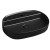 Isvea INFINITY OVAL umywalka ceramiczna nablatowa 60x40cm czarny mat 10NF65060-2N
