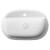Isvea INFINITY OVAL umywalka ceramiczna nablatowa 60x40cm biały mat 10NF65060-2L