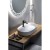 Isvea INFINITY OVAL umywalka ceramiczna nablatowa 60x40cm biały mat 10NF65060-2L