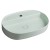 Isvea INFINITY OVAL umywalka ceramiczna nablatowa 60x40cm mint 10NF65060-2T
