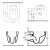 Isvea Infinity miska wc wisząca Rimless 365x53cm antracyt 10NF02004-2C