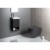 Isvea Infinity miska wc wisząca Rimless 365x53cm antracyt 10NF02004-2C