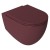 Isvea Infinity miska wc wisząca Rimless 365x53cm maroon red mat 10NF02004-2R