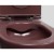 Isvea Infinity miska wc wisząca Rimless 365x53cm maroon red mat 10NF02004-2R