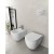 Isvea Infinity miska wc wisząca Rimless 365x53cm biały 10NF02004
