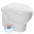 Isvea ABSOLUTE WC miska zawieszana Rimless 50x35 cm biała 10AB02002