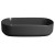 Isvea INFINITY OVAL umywalka ceramiczna nablatowa 55x36cm antracyt 10NF65055-2C